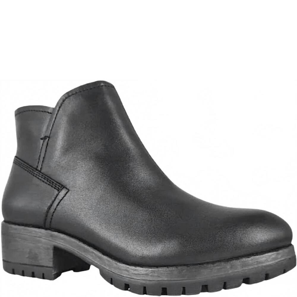 NEW SALVIA women's chi chunky heeled boots in black